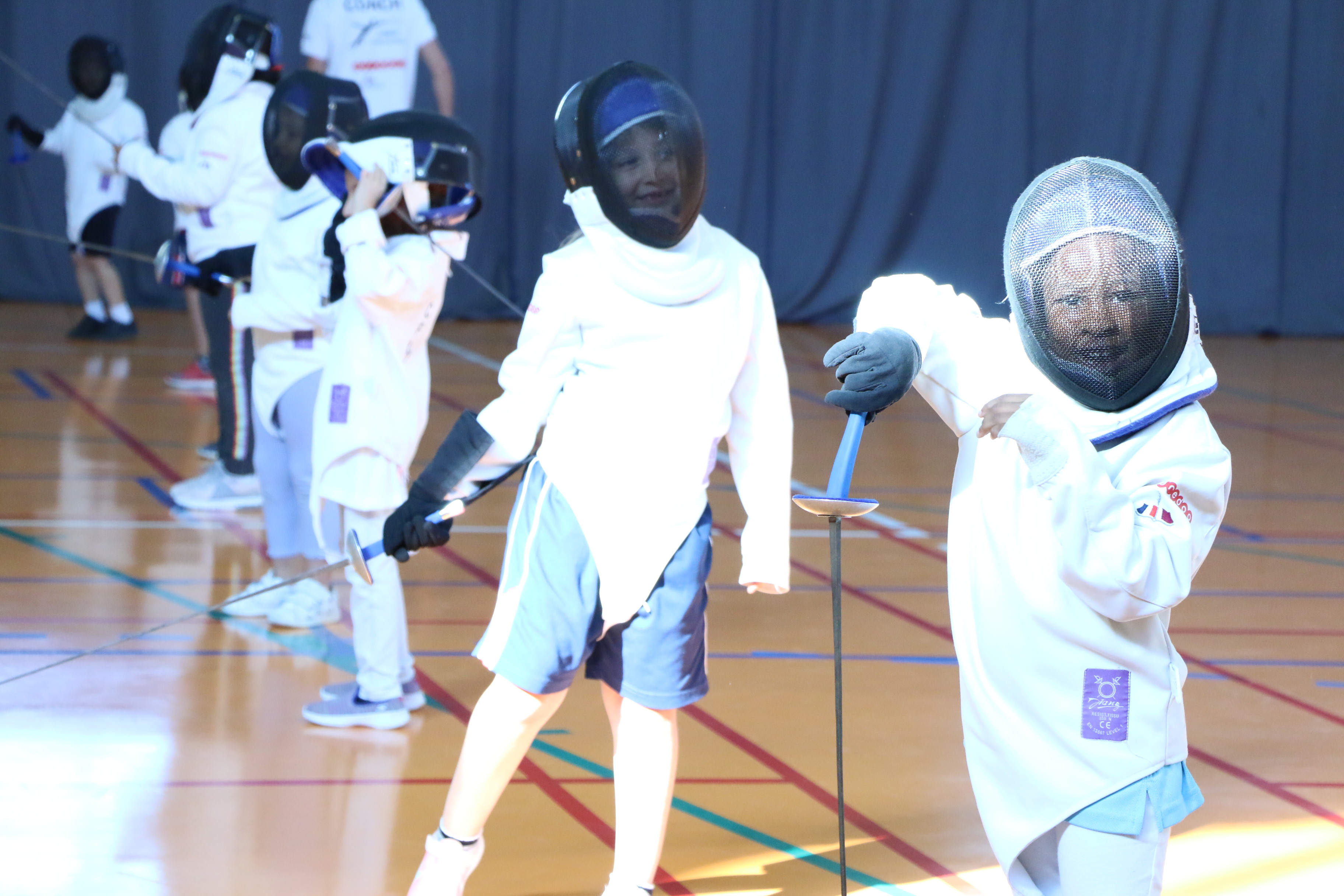 Reprise du cycle d'escrime au collège