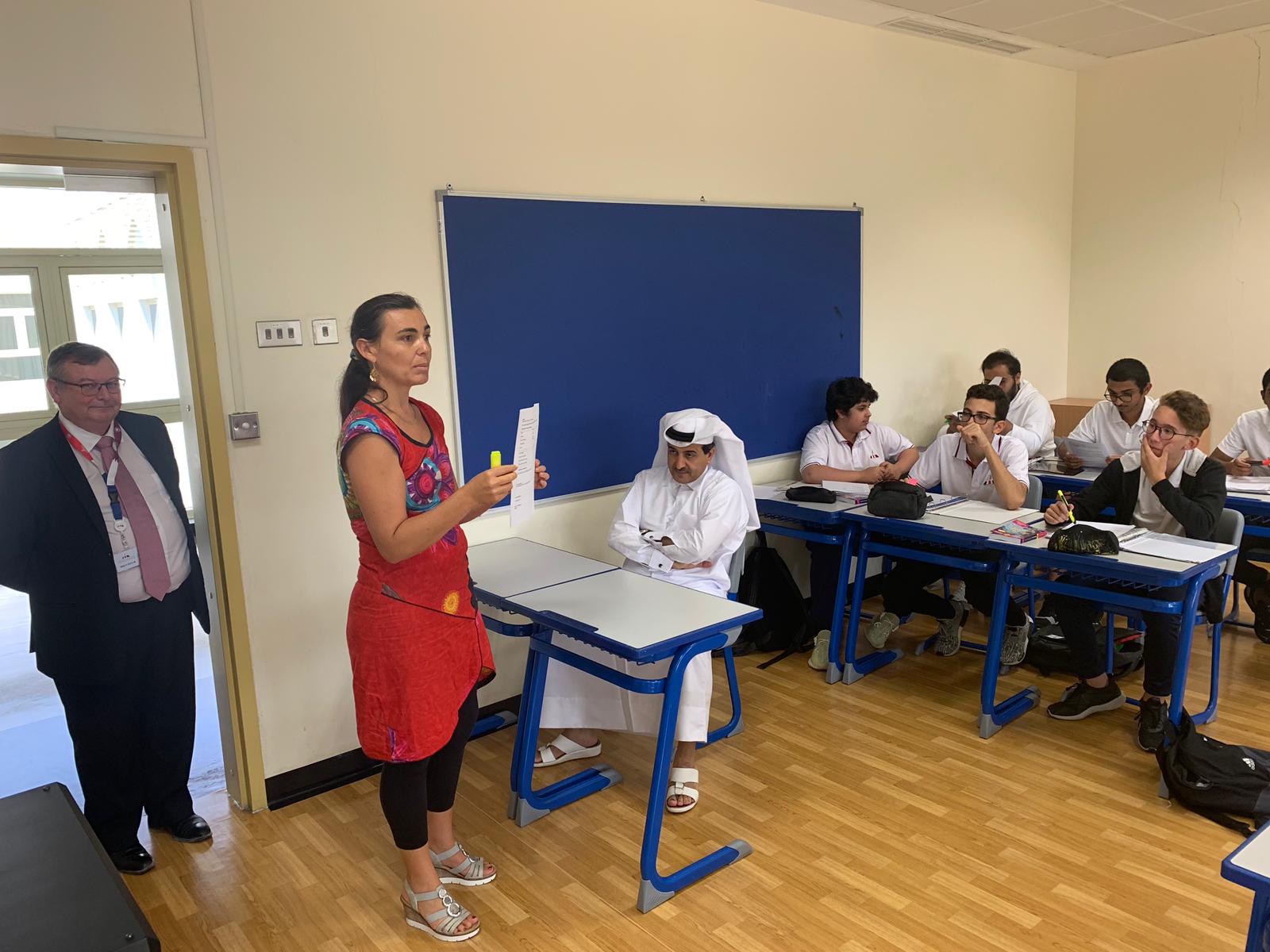 S.E Dr Ali Bin Fetais Al Marri au Lycée Voltaire