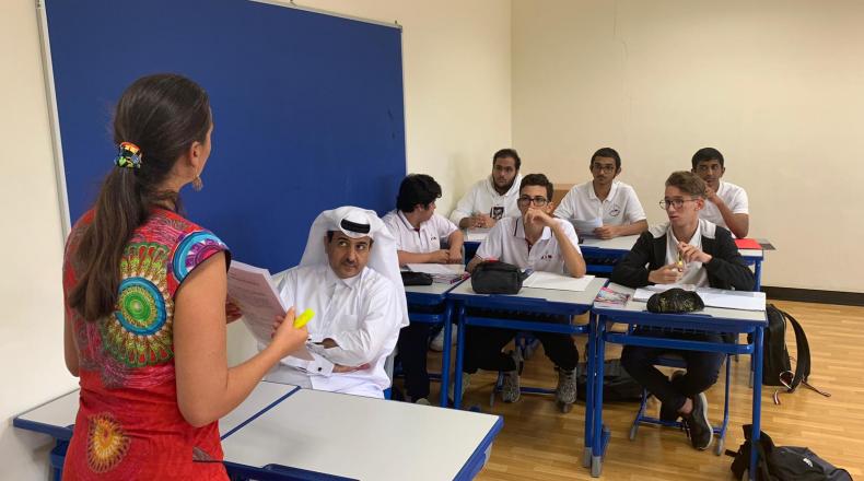 S.E Dr Ali Bin Fetais Al Marri au Lycée Voltaire