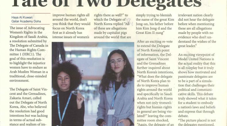 Club MUN du Lycée Voltaire